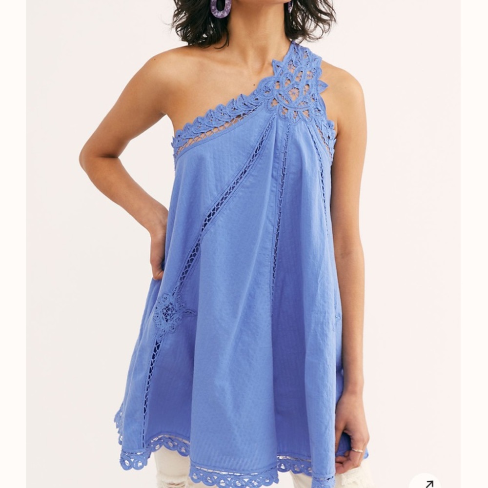 Free People “Billie Battenburg One-Shoulder Dress”